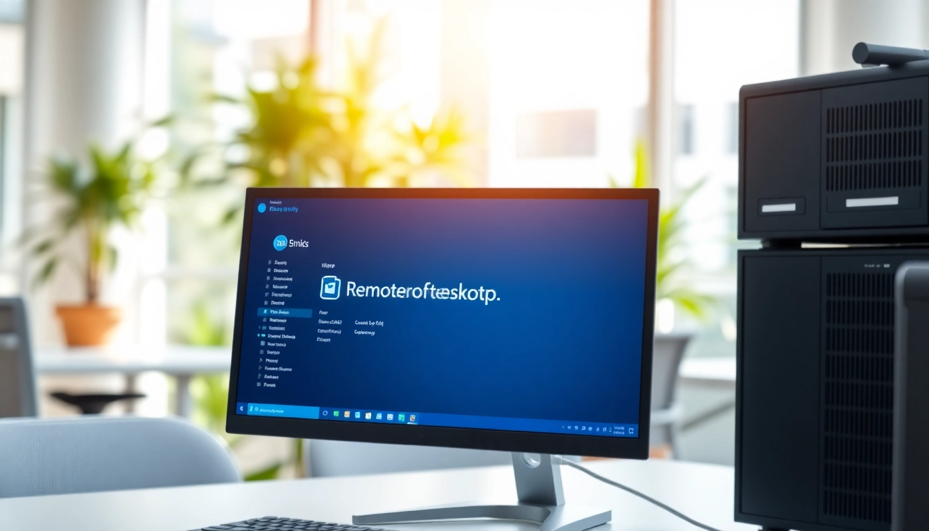 Nutzen Sie die Remote Desktop Lizenz Server 2025 Benutzer in einem modernen Büro mit effizienter Technologie.