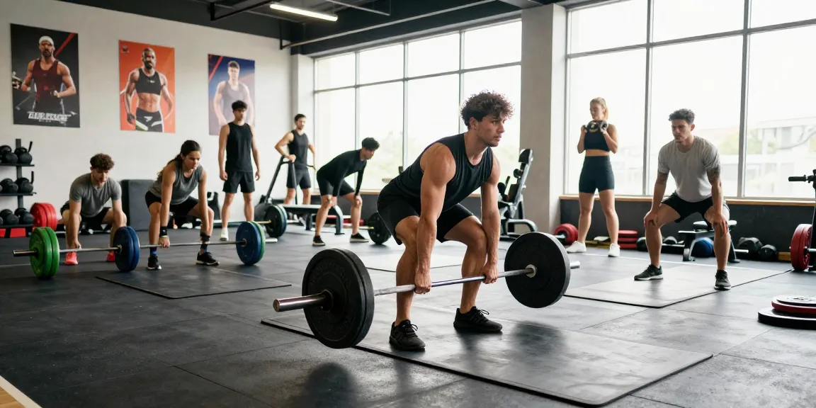 Astera Shop: Fitnessstudio-Training mit Fans und engagierten Sportlern im Einsatz