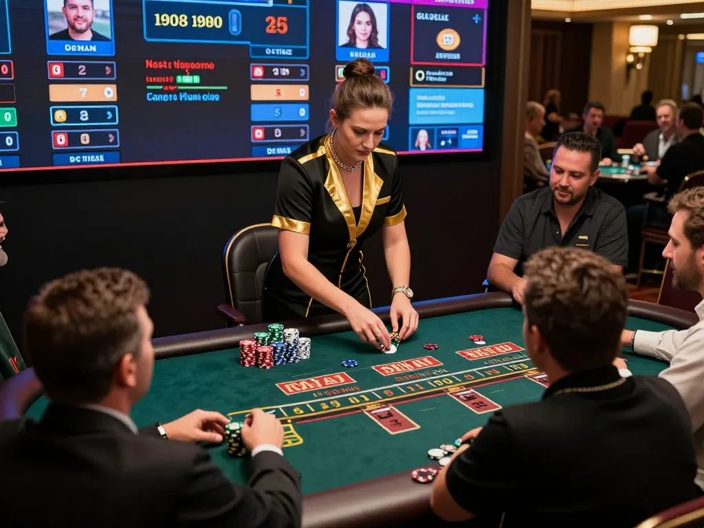 SIN88 live dealer blackjack game with engaging virtual gameplay and excited players at an online casino.