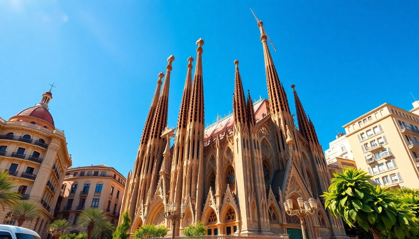 Katalonien Sehenswürdigkeiten at Sagrada Familia with its stunning architecture