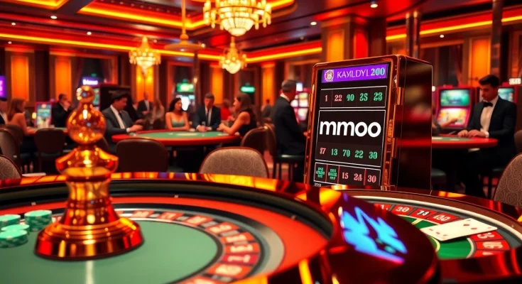 Experience thrilling gameplay with luxurious mmoo casino slots and vibrant roulette tables in action.