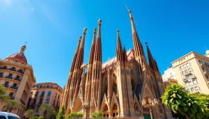 Katalonien Sehenswürdigkeiten at Sagrada Familia with its stunning architecture